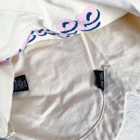 Lazy Oaf Go Away Heart Shaped Tote Bag - Picture 3 of 4